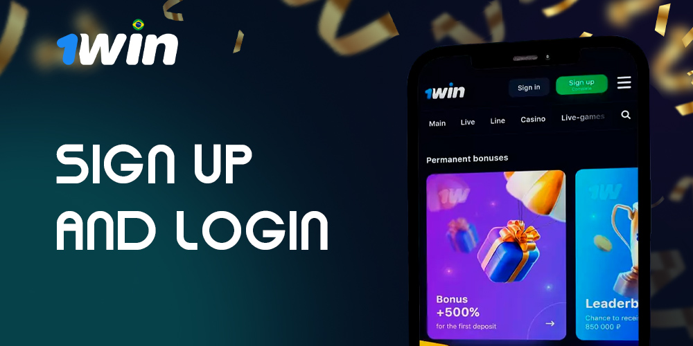 How to create a new 1Win account and login