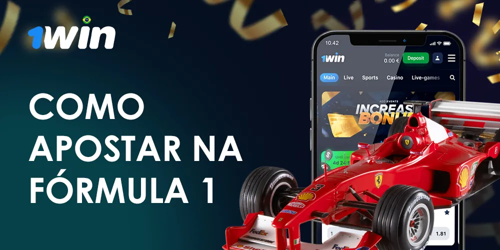 Aprenda passo a passo como começar a apostar na Fórmula 1 em 1Win