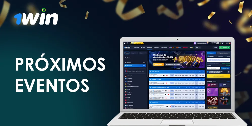 Quais os próximos eventos de basquete estão disponíveis para apostas no 1win